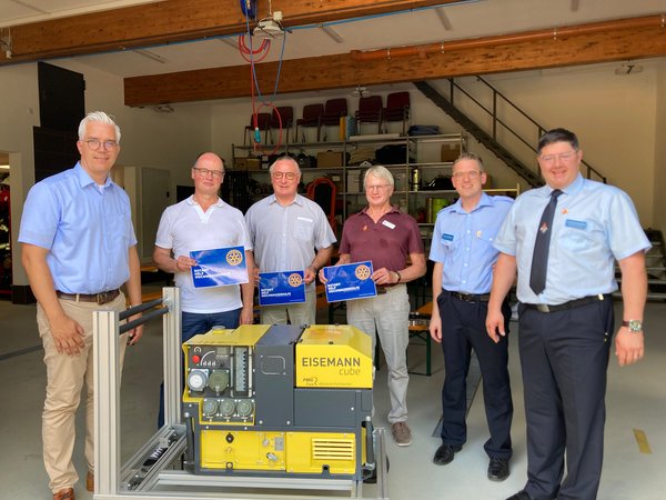 Gruppe in der Feuerwehr Dernau